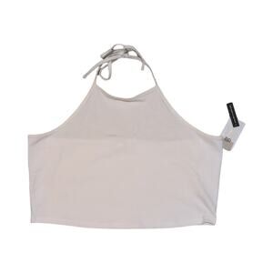 White halter top